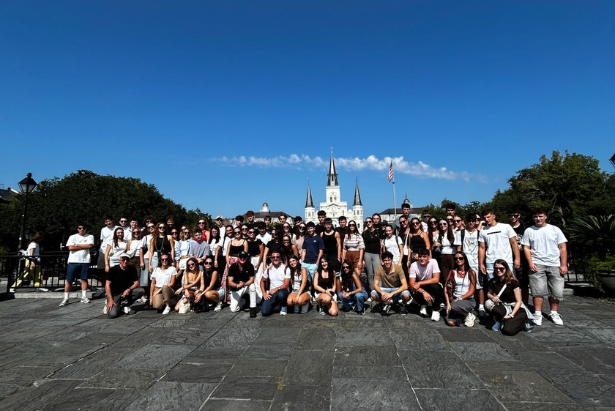 Il gruppo di giovani pecciolesi a New Orleans