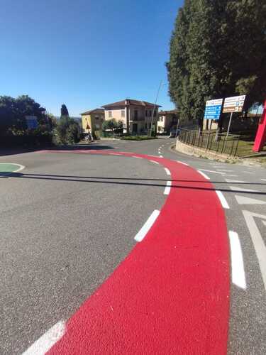 Progetto Bike Lane a Peccioli: nuova segnaletica per la ciclabilità