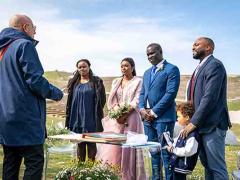 La comunità di Peccioli festeggia il primo matrimonio di pecciolesi nell'impianto di Legoli