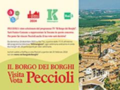 Domenica 7 gennaio Peccioli andrà in onda al Borgo dei Borghi 2024 