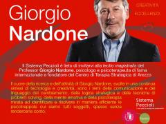 Il professor Giorgio Nardone a Peccioli il prossimo 4 marzo