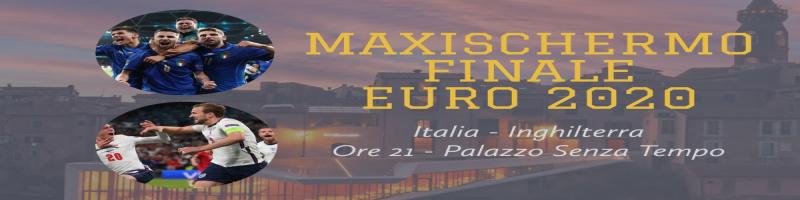 Maxischermo al Palazzo Senza Tempo per la finale tra Italia e Inghilterra