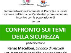 Incontri sul tema della sicurezza. Martedì 13 dicembre a Ghizzano