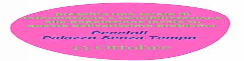 Serata di informazione e sensibilizzazione sulla lotta al tumore al seno metastatico