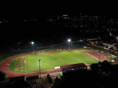 Nuova illuminazione al campo sportivo di Peccioli