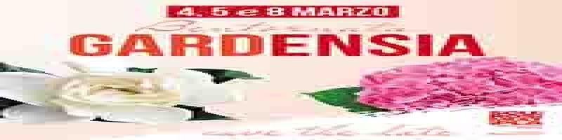 Bentornata Gardensia a Peccioli in Piazza del Popolo il 4,5 e 8 marzo 2023