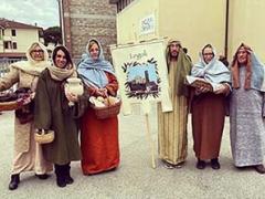 Il Presepe di Legoli tra i protagonisti a Roma alla processione del Corpus Domini